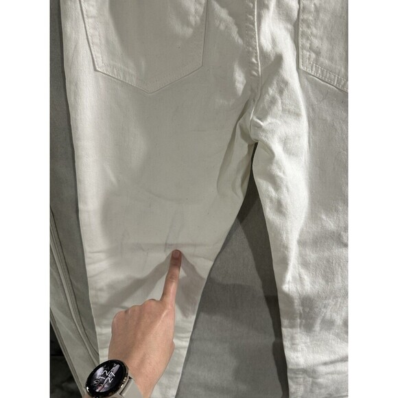 French Connection White Skinny Jeans Size 6 Mid Rise Pockets - Picture 4 of 6